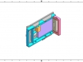 Vertical Hard Disk loading Fixture Back View